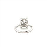14K Gold 4.00 Carat Radiant Cut Moissanite Solitaire Engagement Ring