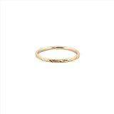 14K Gold Zig Zag Diamond Cut Fashion Band
