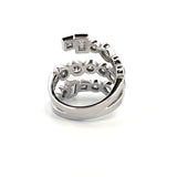 14K Gold Wrapped Multi Shape Fashion Ring