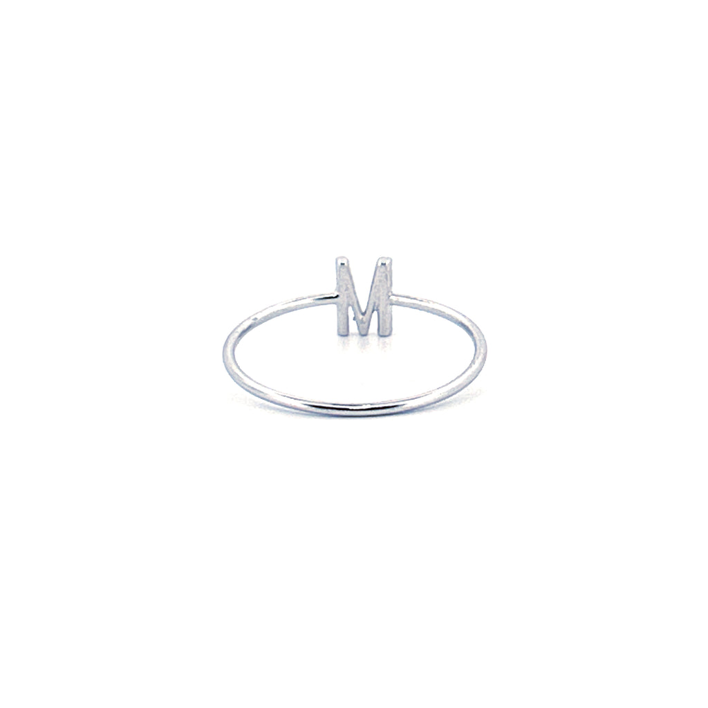 14K Gold Initial Personalized Diamond Ring