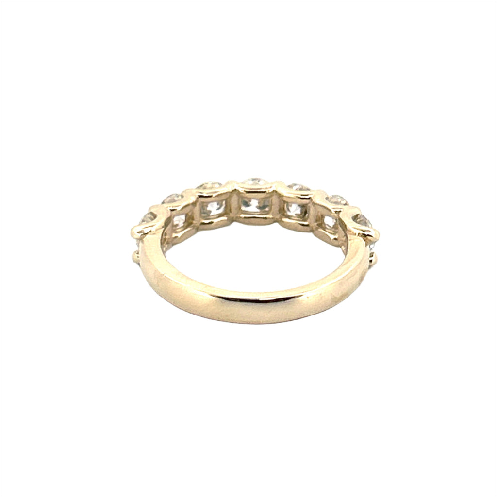 14K Gold 2.15 Carat Diamond Wedding Band