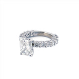 The Giselle Lab Grown Diamond Engagement Ring w/ 2.00 Carat Lab Grown Radiant Center Stone
