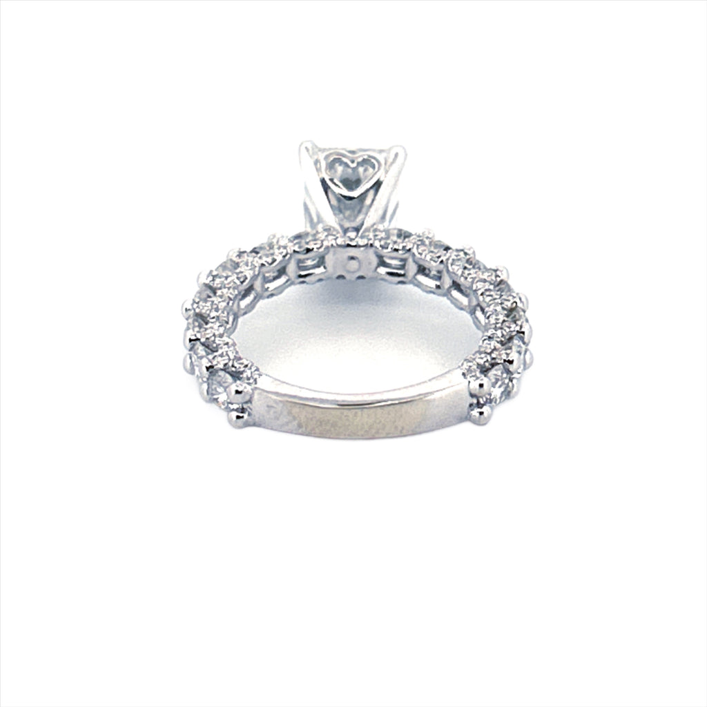 The Giselle Lab Grown Diamond Engagement Ring w/ 2.00 Carat Lab Grown Radiant Center Stone