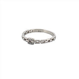 14K Gold Chain Fashion Band with Diamonds