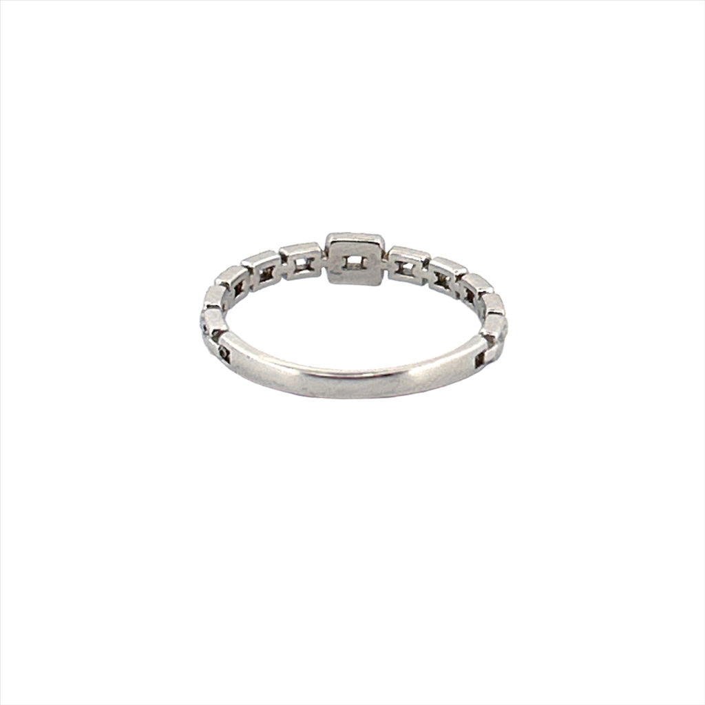 14K Gold Chain Fashion Band with Diamonds