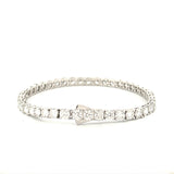 14K Gold 4MM Lab Grown Diamond Tennis Bracelet