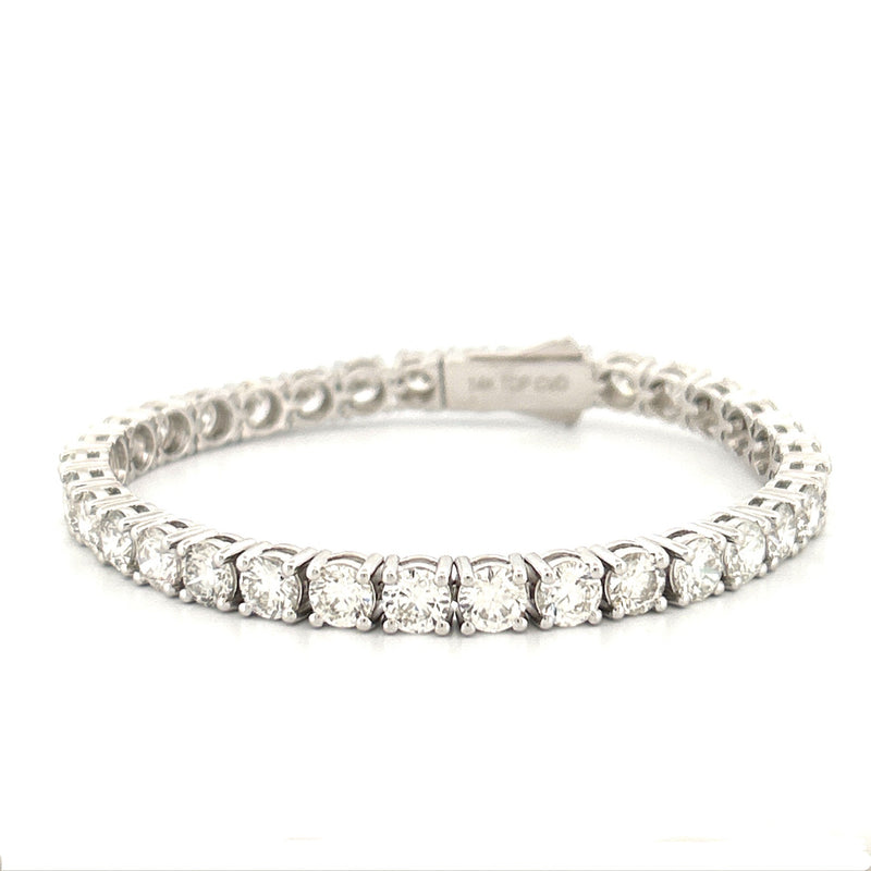 14K Gold 5MM Lab Grown Diamond Tennis Bracelet