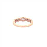 14K Gold Twist Weave Diamond Ring