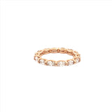 14K Gold Marquise Shared Prong Lab Grown Diamond Eternity Band