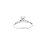 14K Gold 1.10 Carat Radiant Lab Grown Diamond Prong Set Cathedral Engagement Ring