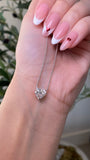 14K Gold 2.00 Carat Lab Grown Heart Diamond Pendant