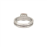 14K Gold 2.00 Carat Cushion Morganite 3D Engagement Set