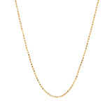 14K Gold Ball Chain Necklace