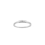 14K Gold Small Diamond Bar Ring