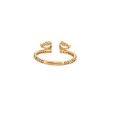 14K Gold "Perfect Match" Open Wedding Band