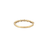 14K Gold Two Size Round Diamond Band