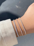 14K Gold Lab Grown Tennis Bracelet