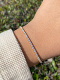 14K Gold Lab Grown Tennis Bracelet