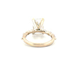 14K Gold 2.50 Carat Lab Grown Radiant Marquise Setting Engagement Ring