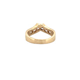 14K Gold Channel Circlet Diamond Band
