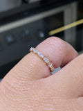 14K Gold Marquise Shared Prong Lab Grown Diamond Eternity Band