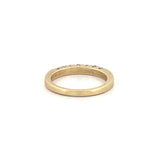 14K Gold Thick U Prong Diamond Band