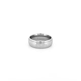 14K Gold Mens Light Hammered Band