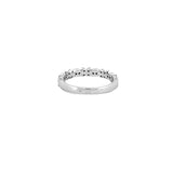 14K Gold Art Deco Flower and Marquise Diamond Fashion Band
