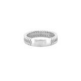 14K Gold Two Rope Prong Set Diamond Band