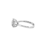14K Gold Round Halo Engagement Ring