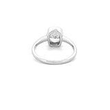 14K Gold Lab Grown 1.50 Carat Radiant Bezel Engagement Ring