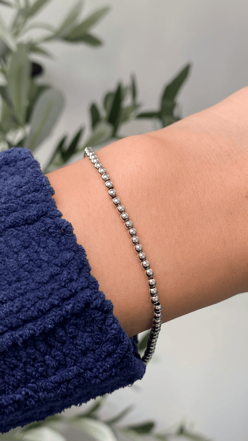 14K Gold 2.5MM Bead Bracelet