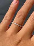 14K Gold U-Prong Diamond Band