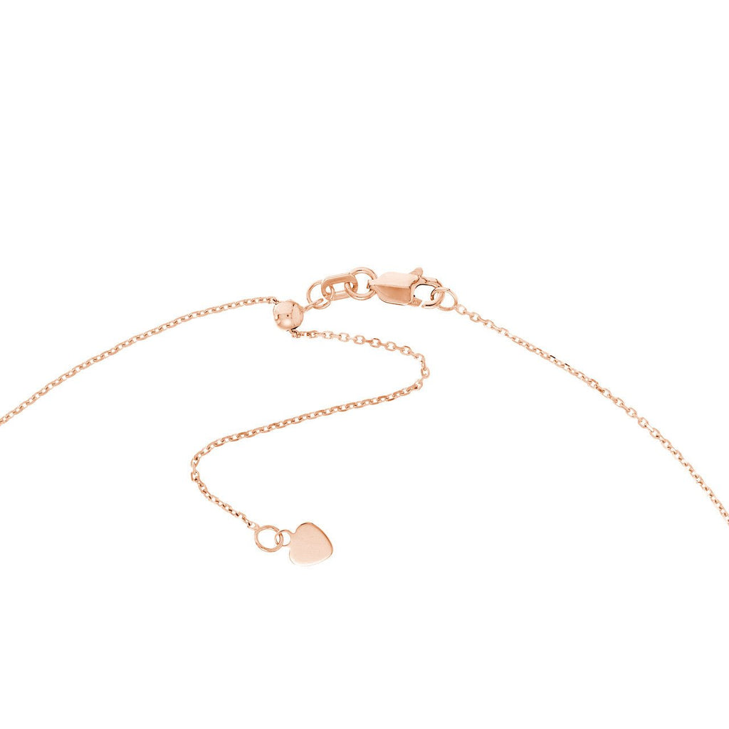 14K Gold Solo Diamond Bezel Choker