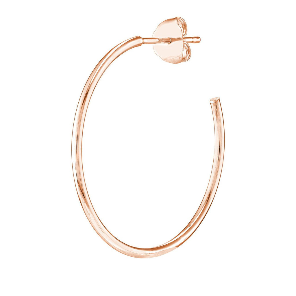 14K Gold 25MM Hoops