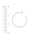 14K Gold 40MM Hoops