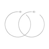 14K Gold 60MM Hoops
