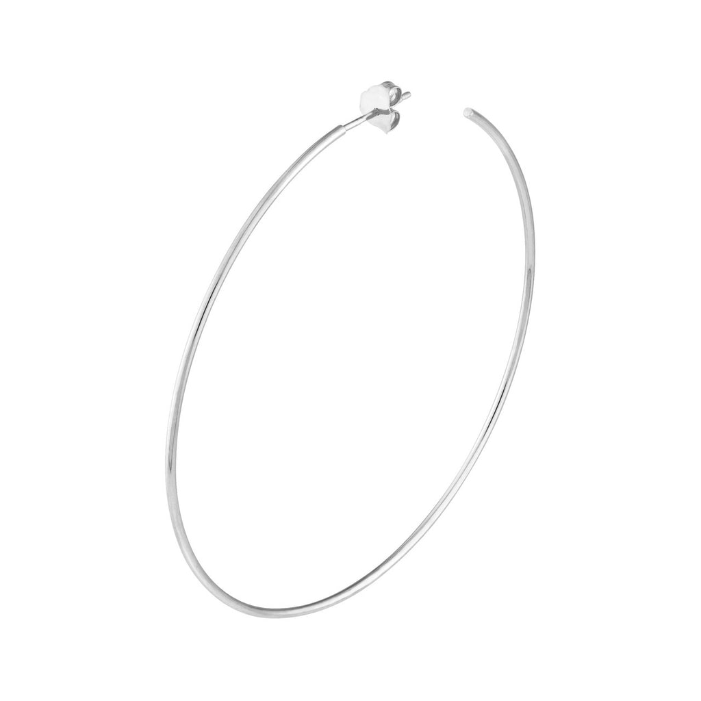 14K Gold 60MM Hoops