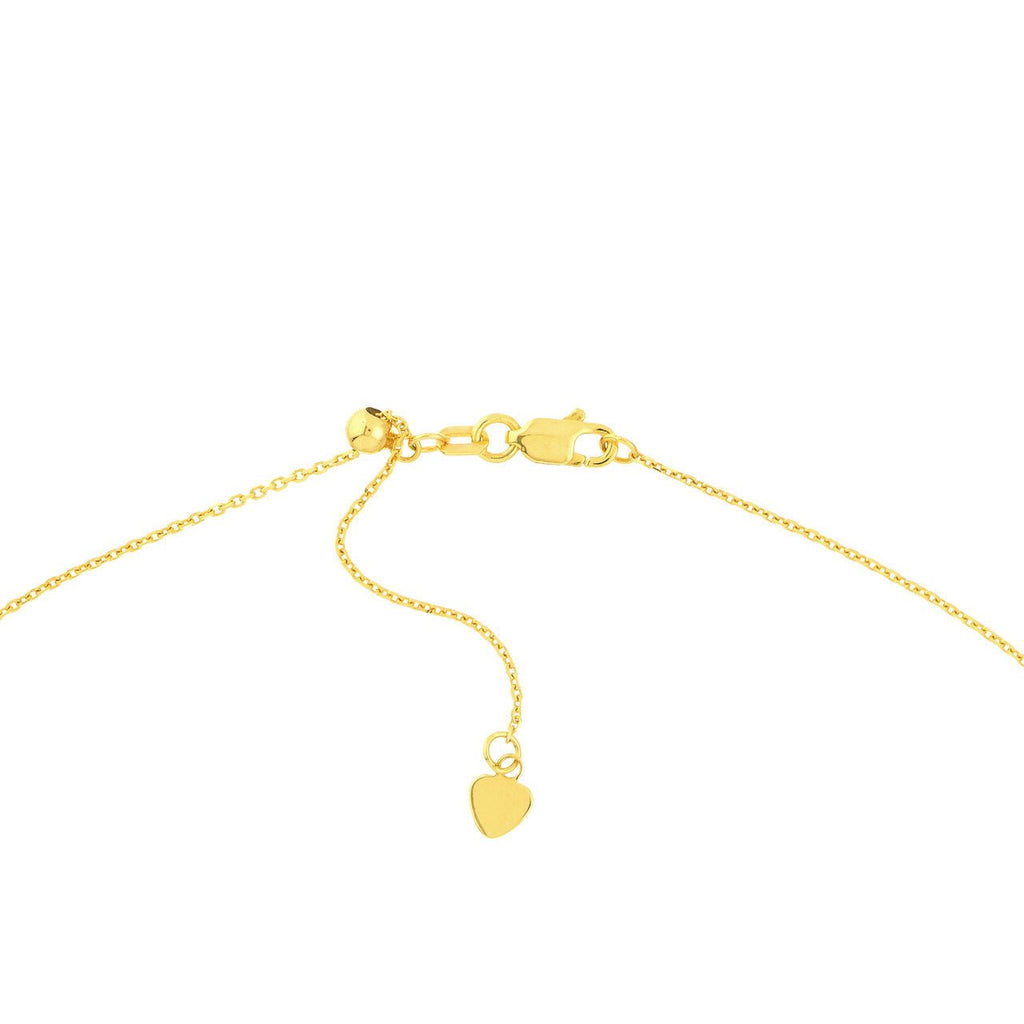 14K Gold Diamond by the Yard Drop Choker
