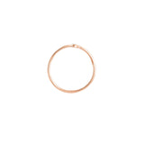 14K Gold Solo Round Bezel Diamond Band
