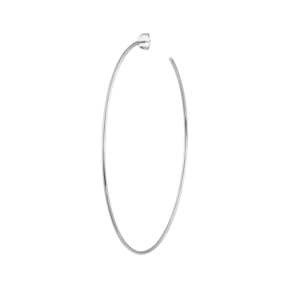 14K Gold Thin Hoop Earrings
