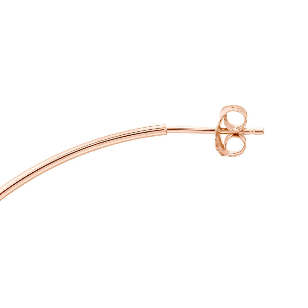 14K Gold Thin Hoop Earrings