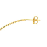 14K Gold Thin Hoop Earrings