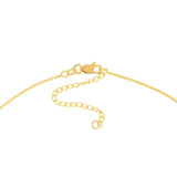 14K Gold Interlocking Hexagon Rings Pendant Necklace