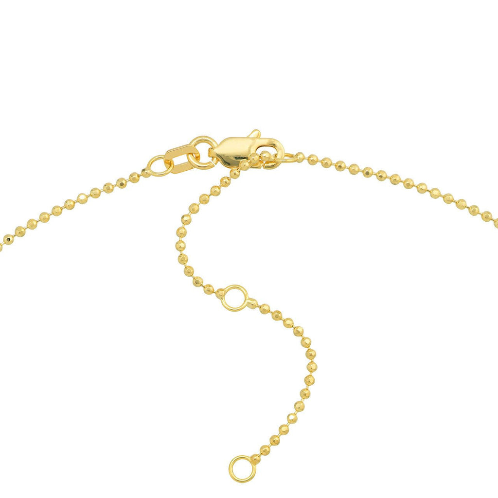 14K Gold Diamond Multi Shape Charms Y-Necklace