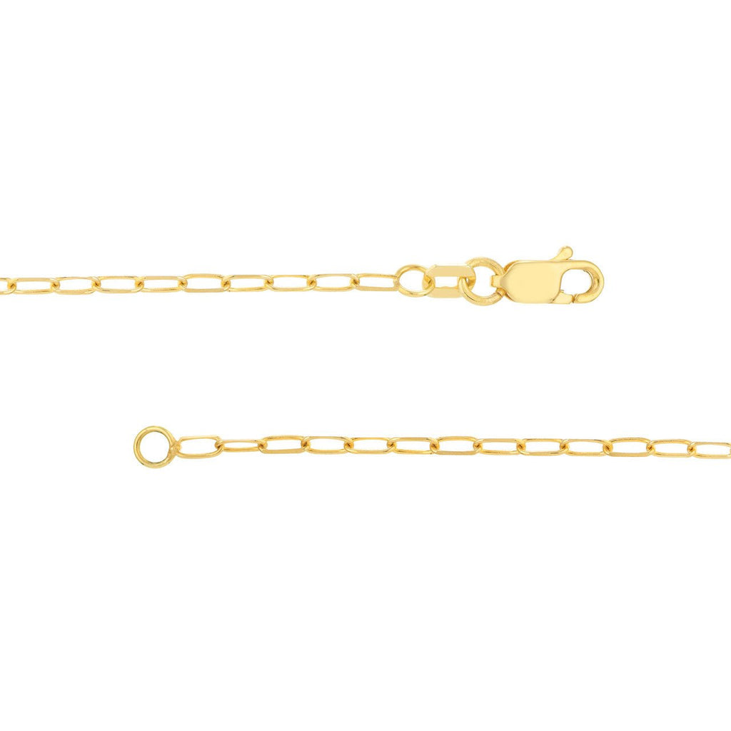 14K Gold Diamond Organic Disk Pendant Necklace