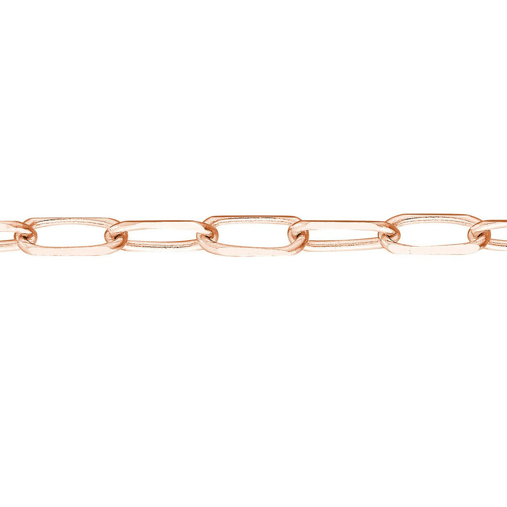 14K Gold 1.7MM Paper Clip Choker