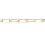 14K Gold 1.7MM Paper Clip Choker