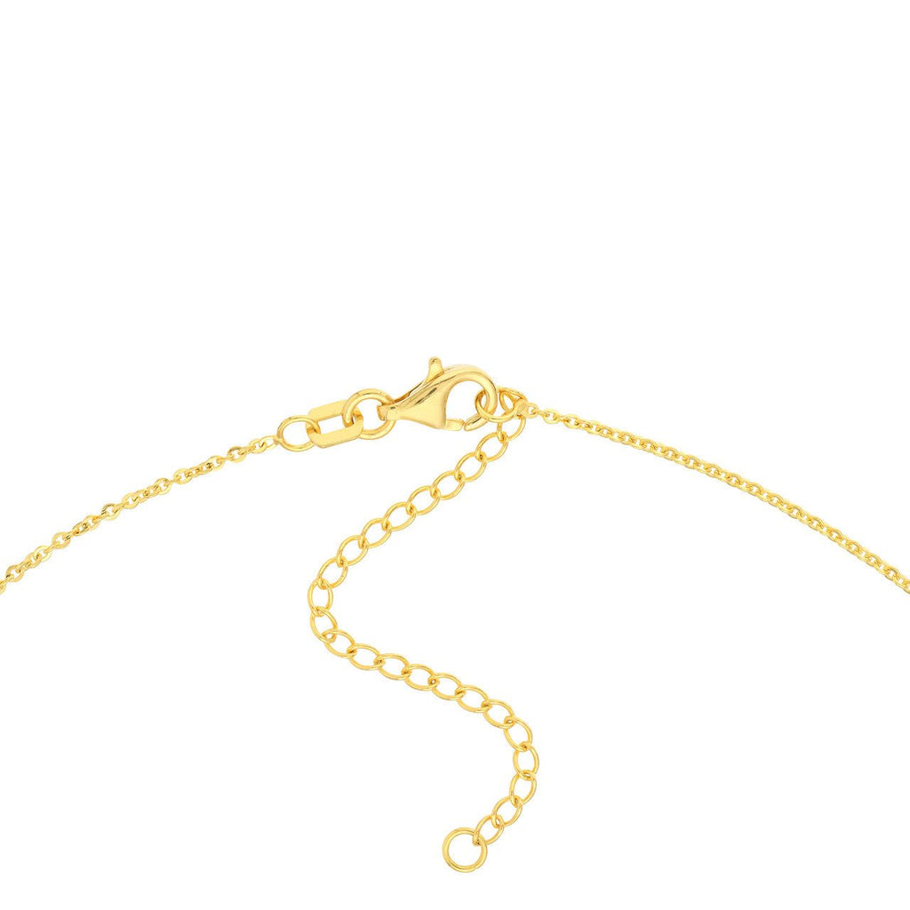 14K Gold Lowercase Diamond Momma Necklace