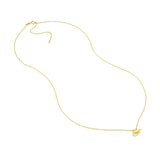 14K Gold Cowboy Hat Pendant Necklace